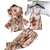 3Pcs Floral Cami Tank Pants Sets