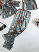 3Pcs Floral Cami Tank Pants Sets