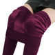 Winter Leggings Women Plus Size Leggings Warm Velvet Leggings High Waist Solid Leggings