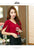 Butterfly Sleeve Casual Solid Chiffon Shirt